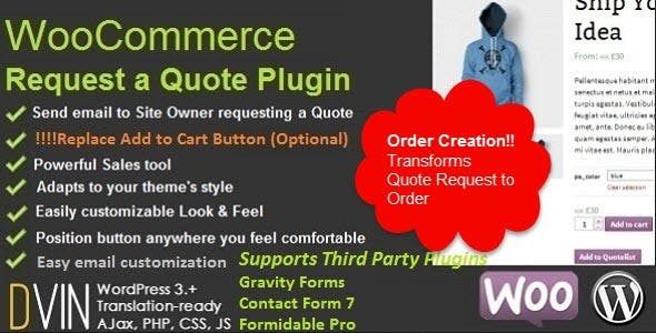 WooCommerce Request a Quote 询价插件