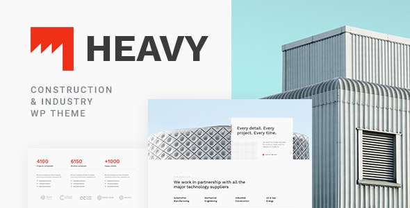 Heavy - Industrial WordPress Theme