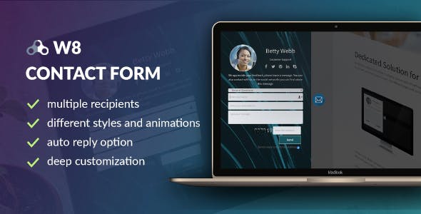 W8 Contact Form - WordPress联系表格插件