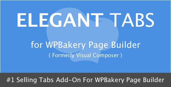Elegant Tabs for WPBakery Page Builder 可视化选项卡插件