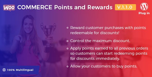 WooCommerce Points and Rewards - 奖励积分WordPress插件