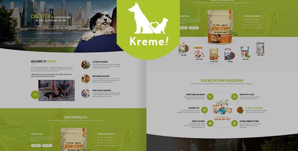 Kreme - Pet & Shop 宠物商店WordPress主题