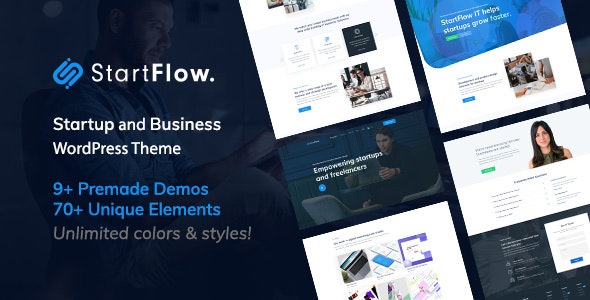 Start Flow - Startup and Creative Multipurpose WordPress Theme