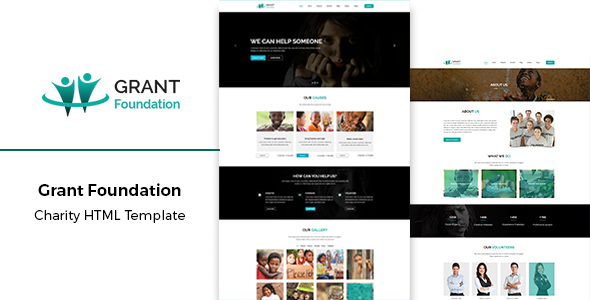 Grant Foundation - 非营利慈善机构HTML模板