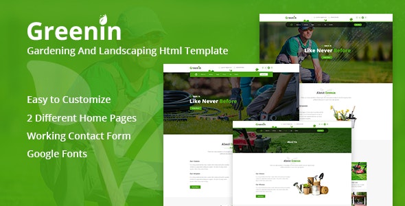 Greenin - 环境保护HTML模板