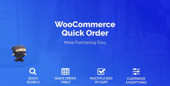 WooCommerce Quick Order 快速下单插件