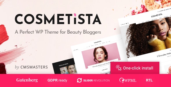 Cosmetista - 美容与化妆网站WordPress主题