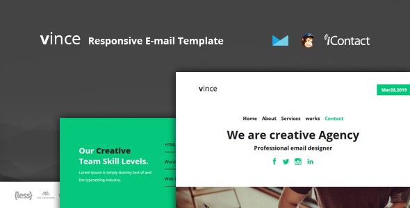  Vince Mail - Responsive Email Template