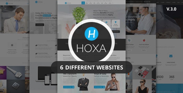 Hoxa - 响应式多用途Joomla模板