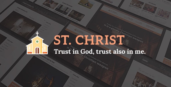 St. Christ - 教会公益慈善Joomla模板