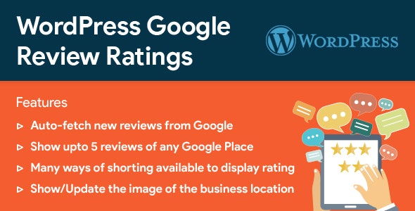 WordPress Google Reviews & Ratings 谷歌评论插件