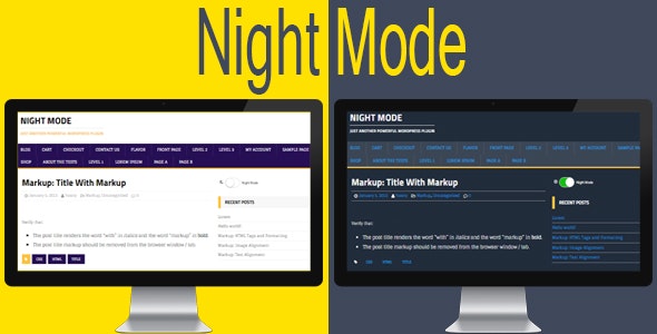 Night Mode 夜间模式WordPress插件