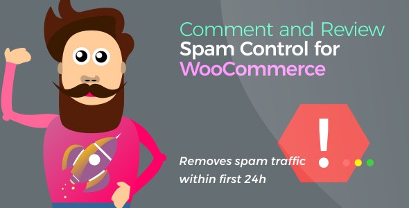 Comment and Review Spam Control for WooCommerce 评论垃圾邮件控制插件