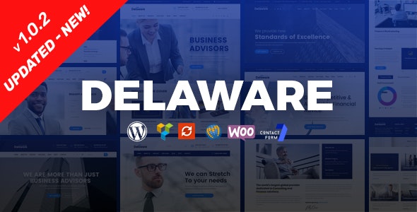 Delaware - 企业财务咨询WordPress主题