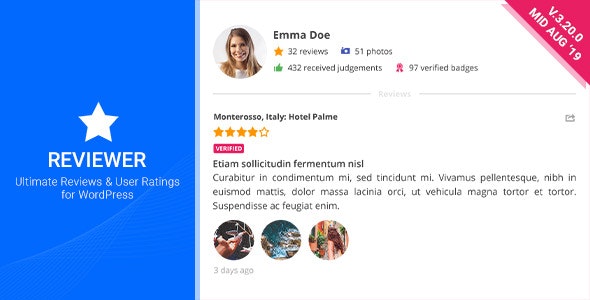 Reviewer - 快速简单评论 WordPress 插件