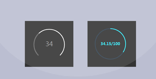 svg-gauge 圆形进度条插件