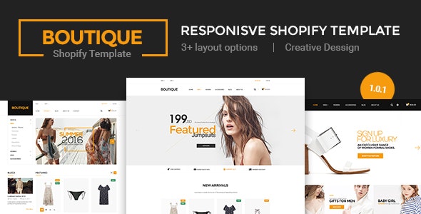 Boutique - 响应式多商店Shopify主题