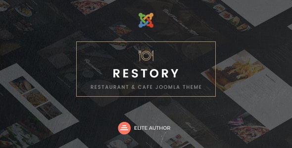 Restory - 餐厅/咖啡厅Joomla模板