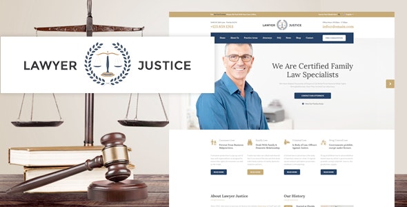 Justice - 律师事务所Joomla模板