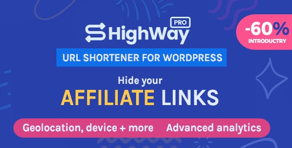 HighWayPro - Ultimate URL Shortener & Link Cloaker for WordPress