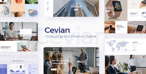 Cevian - 高端创意企业集团WordPress汉化主题