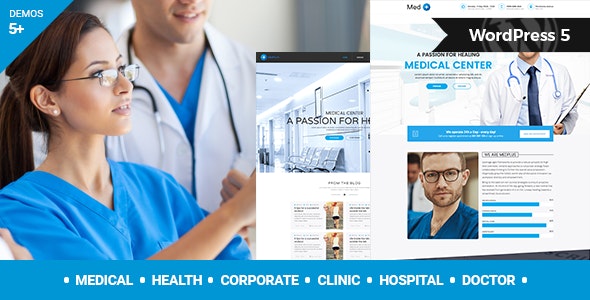 MedPlus - 医疗与健康WordPress主题