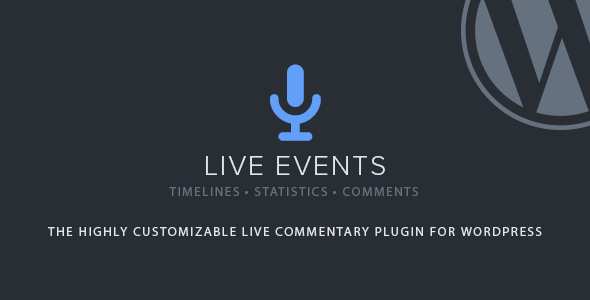 Live Events - 多功能的实时博客插件