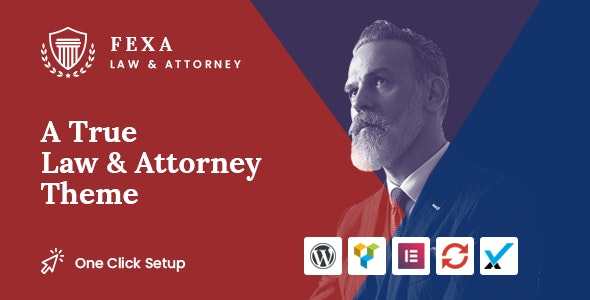 Fexa - 律师法律网站模板WordPress主题