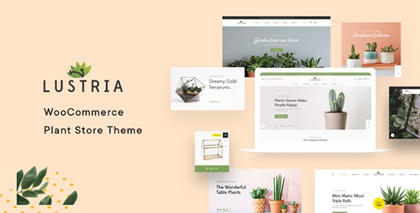 Lustria - 绿植鲜花在线商店WordPress主题