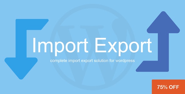 WP Import Export - 内容导出导入插件