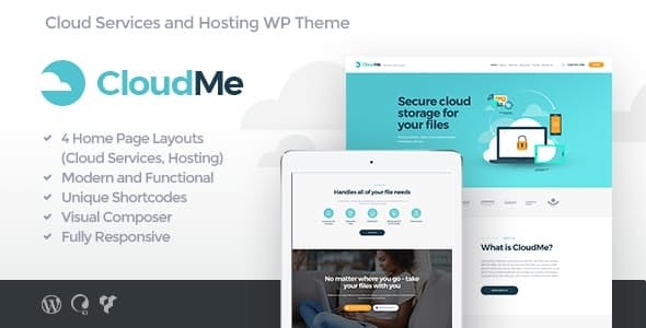 CloudMe - 云存储文件共享服务WordPress主题