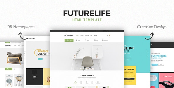 Futurelife - 电子商务HTML模板