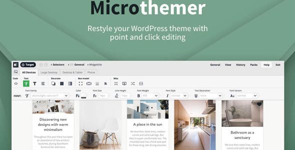 MicroThemer - CSS 编辑器WordPress插件