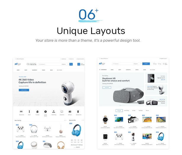 Digi - 数码电器网上商店WooCommerce模板