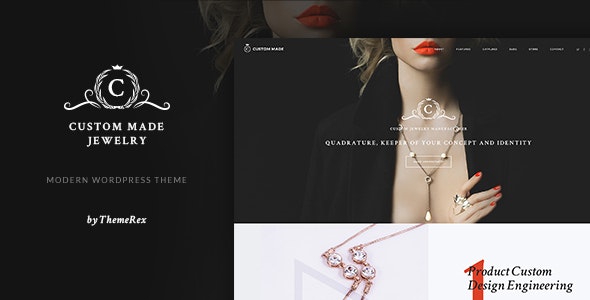 Custom Made - Jewelry Manufacturer and Store WordPress Theme