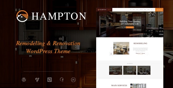 Hampton - Home Design and House Renovation WordPress Theme