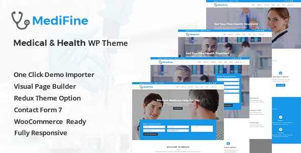 MediFine - Health and Medical WordPress Theme