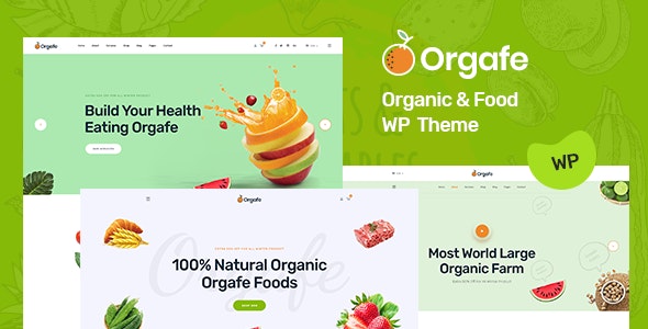 Orgafe - 有机食品wordpress主题