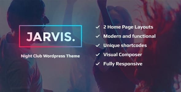 Jarvis - Night Club, Concert, Festival WordPress Theme