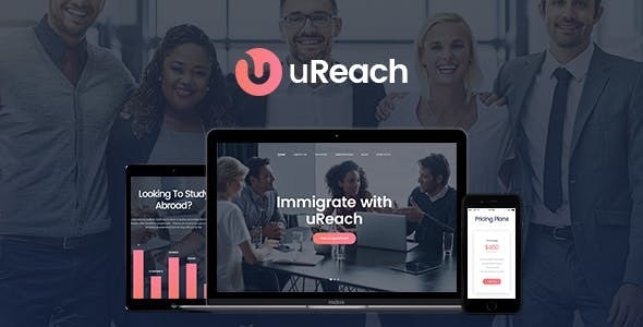 uReach - 移民咨询网站WordPress主题