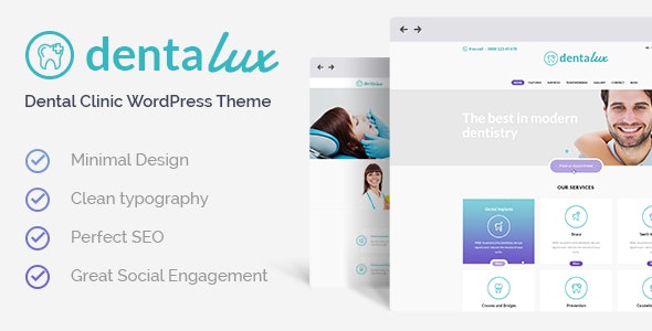 Dentalux | A Dentist Medical & Healthcare Doctor WordPress Theme