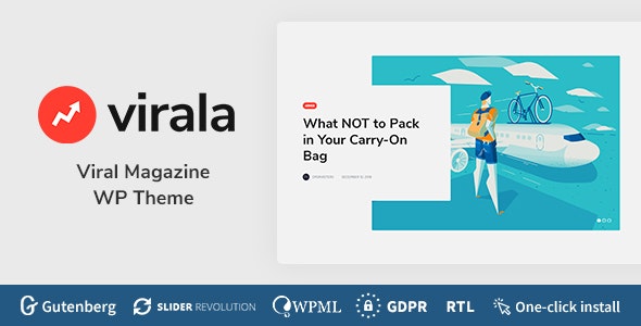 Virala - Viral Magazine WordPress Theme