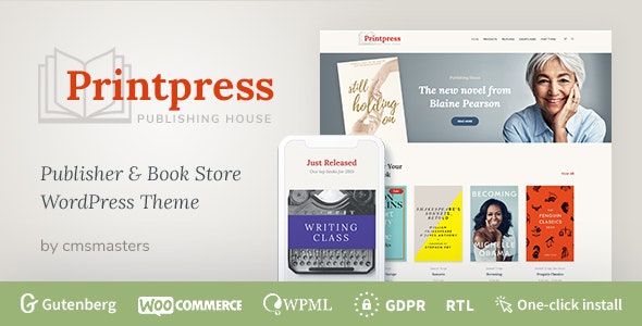Printpress - 印刷出版社WordPress主题