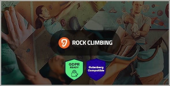 Rock & Wall Climbing - 攀岩运动俱乐部wordpress主题