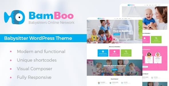 BamBoo - 儿童保育保姆WordPress主题