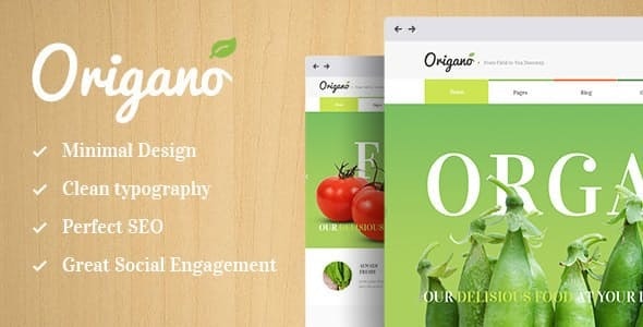 Origano - 有机食品生态农场WordPress主题