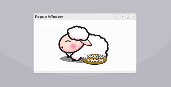 PopupWindow - 弹出层窗口jQuery插件