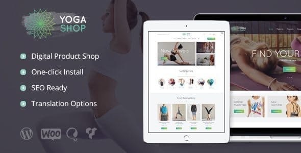 Yoga Shop - 运动服装设备商店wordpress主题