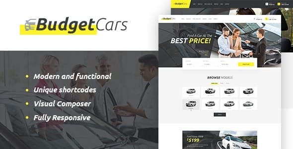 Budget Cars - 二手车经销商租赁WordPress主题