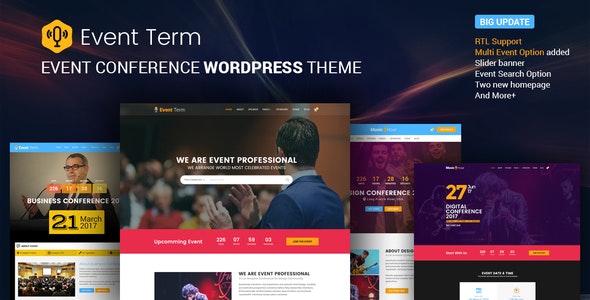 Event Term - 多用途会议活动WordPress模板
